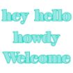 Picture of Welcome Words Digital Download