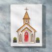 Picture of 6 Country Church Chalkable Shapes (1 Piece)