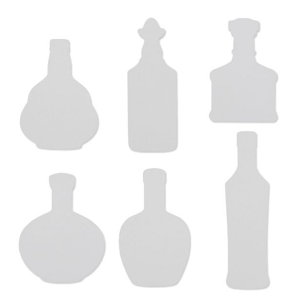 Picture of But First Cocktails Chalkable Shapes (6 Pieces)