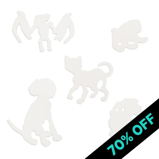 Picture of Bad to The Bone Chalkable Shapes (5 Pieces)