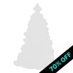 Picture of Vintage Christmas Tree Chalkable Shapes (1 Piece)